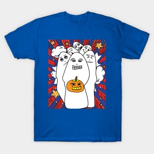 Funny Little Ghosts Halloween T-Shirt